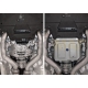 Защита РК Rival для Bentley Bentayga алюминий 4 мм № 333.0403.1
