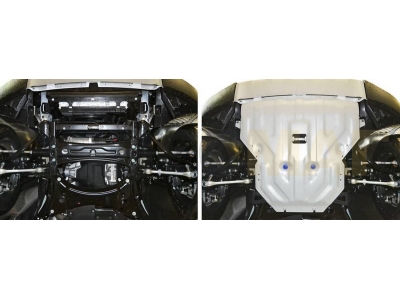 Защита картера Rival алюминий 4 мм для BMW X3/X4 2010-2018