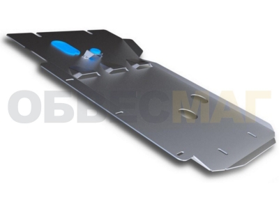 Защита КПП и РК Rival алюминий 4 мм для BMW X1 № 333.0517.1