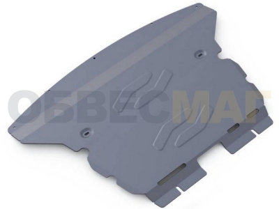 Защита картера Rival алюминий 4 мм на задний привод для BMW X1 № 333.0519.1