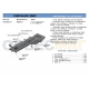 Защита КПП Rival алюминий 4 мм для Chrysler 300C 2011-2014