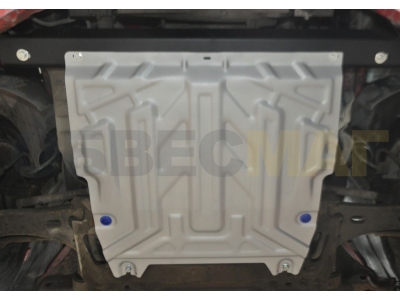 Защита картера и КПП Rival для 1,3/1,4/1,6 алюминий 4 мм для Ford Fiesta/Fusion 2001-2012