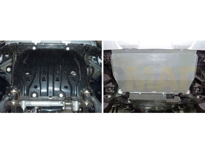 Защита радиатора Rival для 2,2D алюминий 4 мм для Ford Ranger 2012-2015