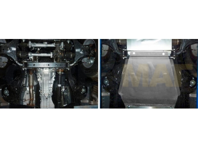 Защита КПП Rival для 2,2D алюминий 4 мм для Ford Ranger 2012-2015
