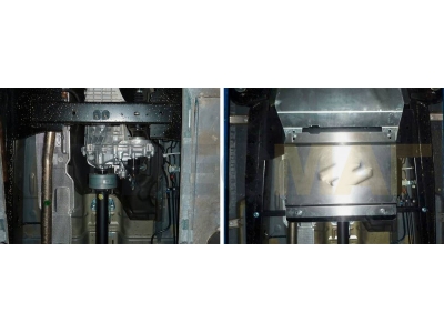 Защита РК Rival для 2,2D алюминий 4 мм для Ford Ranger 2012-2015