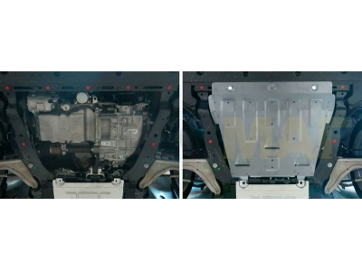 Защита картера и КПП Rival для 2,0 и 2,5 алюминий 4 мм для Ford Mondeo 2015-2021