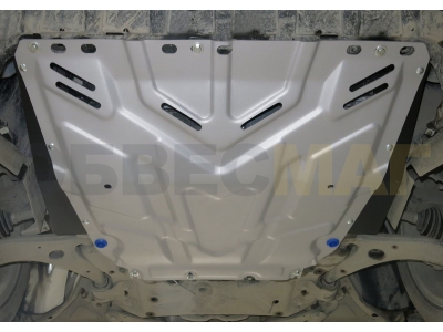 Защита картера и КПП Rival для 1,6/1,8/2,0 алюминий 4 мм для Ford Focus 2/3/C-Max/Grand C-Max/Kuga 2004-2021
