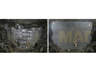 Защита картера и КПП Rival для 1,5/1,6/2,5 алюминий 4 мм для Ford Kuga 2013-2021