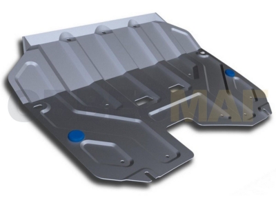 Защита картера и КПП Rival увеличенная алюминий 4 мм для Hyundai ix35/Kia Sportage № 333.2323.2