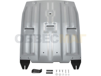Защита картера и КПП Rival для 1,6/1,6T/2,0/2,0D алюминий 4 мм для Hyundai Tucson/Kia Sportage 2015-2021