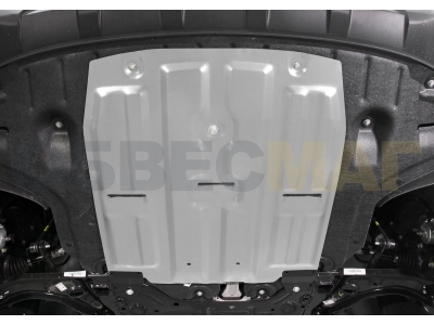 Защита картера и КПП Rival для 1,6/1,6T/2,0/2,0D алюминий 4 мм для Hyundai Tucson/Kia Sportage 2015-2021