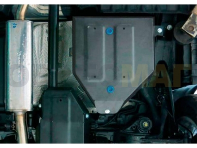 Защита топливного бака Rival для 1,6T/2,0/2,0D алюминий 4 мм для Hyundai Tucson/Kia Sportage 2015-2021