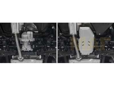 Защита редуктора Rival для 1,6/2,0/2,0D алюминий 4 мм для Hyundai Tucson/Kia Sportage 2015-2021