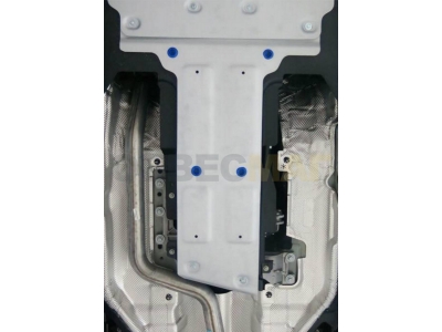 Защита КПП Rival для 2,0D/3,0/3,0D алюминий 4 мм для Jaguar XE/XF/F-Pace/Land Rover Range Rover Velar 2015-2021