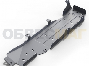 Защита топливного бака Rival для 3,6 и 3,8 АКПП алюминий 6 мм на 5 дверей для Jeep Wrangler 5D № 333.2724.1.6