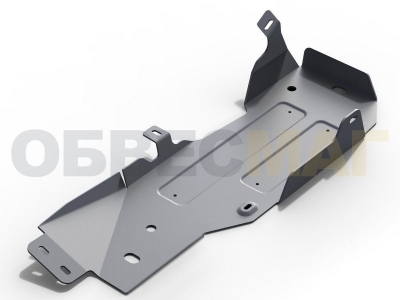 Защита топливного бака Rival для 2,8D МКПП алюминий 6 мм на 3 двери для Jeep Wrangler 3D № 333.2732.1.6