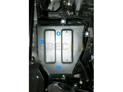 Защита топливного бака Rival алюминий 4 мм на 4х4 для Hyundai ix35/Kia Sportage 2010-2015