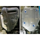 Защита топливного бака Rival для 2,2D/2,4/3,3 алюминий 4 мм для Kia Sorento Prime 2015-2021