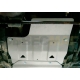 Защита КПП Rival алюминий 4 мм для Land Rover Defender 90/110 2007-2016