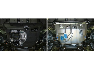Защита картера и КПП Rival для 2,0 алюминий 4 мм для Lexus NX-200 2014-2021