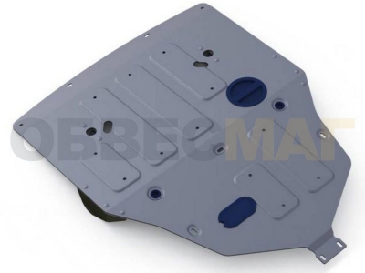 Защита радиатора и картера Rival для 3,5 алюминий 4 мм для Lexus GS-350 № 333.3212.1