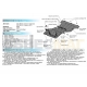 Защита КПП Rival для 2,1D АКПП алюминий 4 мм для Mercedes-Benz V-class Viano 2014-2021