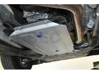 Защита КПП Rival алюминий 4 мм для Mercedes-Benz GLС 2015-2021