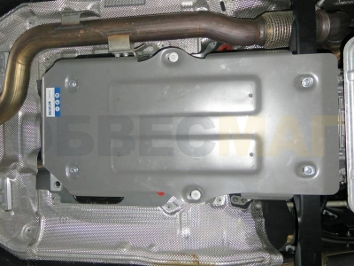 Защита КПП Rival для 1,6 и 2,0 алюминий 4 мм для Mercedes-Benz C-Class W205/E-Class W213 2014-2021