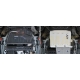 Защита КПП Rival для 3,0/3,2D/3,8 алюминий 4 мм для Mitsubishi Pajero 4 2006-2021