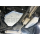Защита топливного бака Rival для 2,0 и 2,5 алюминий 4 мм для Nissan Qashqai/X-Trail T32/Renault Koleos 2014-2021