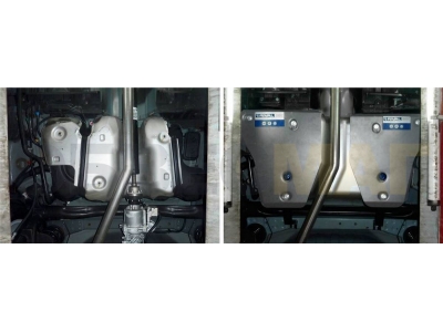 Защита топливного бака Rival для 1,8 алюминий 4 мм для Opel Mokka 2012-2016