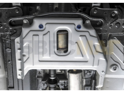 Защита кислородного датчика Rival алюминий 4 мм для Nissan Terrano/Renault Duster/Kaptur/Arkana 2015-2018