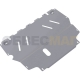 Защита картера и КПП Rival для 2,0 алюминий 4 мм для Seat Alhambra 2010-2016