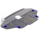 Защита радиатора Rival для 2,0D алюминий 4 мм для SsangYong Stavic 2013-2021