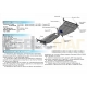 Защита картера Rival для 2,0 АКПП алюминий 4 мм для Subaru Forester 2013-2018