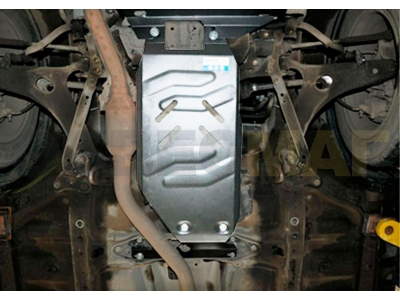 Защита КПП Rival для АКПП алюминий 4 мм для Subaru XV 2011-2017