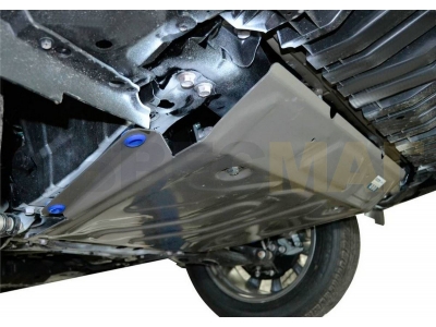 Защита картера и КПП Rival увеличенная для всех кроме 2,5 алюминий 4 мм для Toyota RAV4 2010-2019