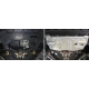 Защита картера и КПП Rival для 1,2/1,4/1,6 алюминий 4 мм для Skoda Fabia/Rapid/Roomster/Volkswagen Polo/Seat Ibiz 2006-2020