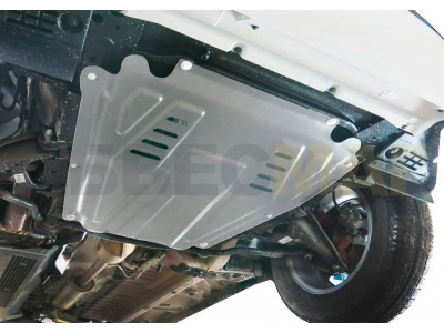 Защита картера и КПП Rival для 1,4 и 1,6 алюминий 4 мм для Renault Logan/Sandero/Sandero Stepway/Lada Largus/X- 2005-2021