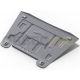 Защита картера и КПП Rival для 2,2 алюминий 4 мм для Luxgen 7 2013-2021