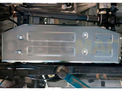 Защита топливного бака Rival для 2,4D и 2,8D алюминий 6 мм для Toyota Hilux 2015-2021