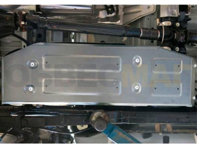 Защита топливного бака Rival для 2,4D и 2,8D алюминий 4 мм для Toyota Hilux 2015-2021