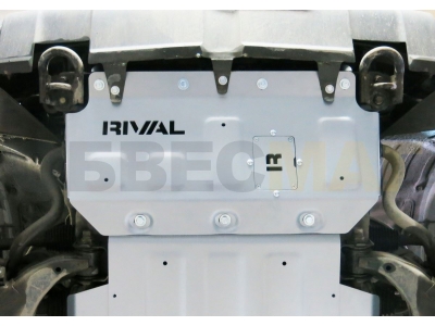 Защита радиатора Rival для 5,7 алюминий 6 мм для Toyota Tundra 2006-2021