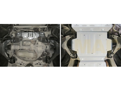 Защита картера Rival для 5,7 алюминий 6 мм для Toyota Tundra 2006-2021