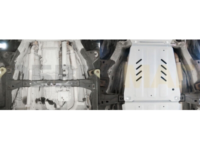 Защита КПП Rival для 5,7 алюминий 6 мм для Toyota Tundra 2006-2021