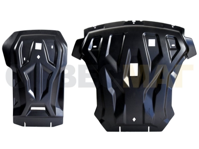 Защита картера и КПП АБС-Дизайн 2 части композит 8 мм для BMW X6 № 34.01k