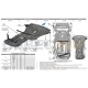 Защита картера и КПП АБС-Дизайн 2 части композит 8 мм для BMW X5 2010-2013