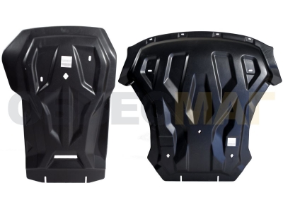 Защита картера и КПП АБС-Дизайн 2 части композит 8 мм для BMW X5/X6 № 34.09k