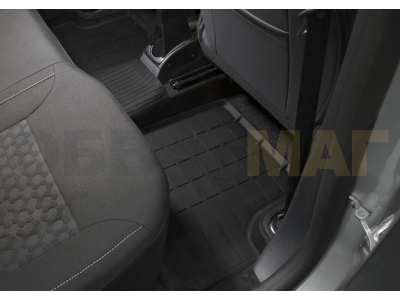 Коврики салона Rival литьевые резина 5 штук для Renault Sandero/Sandero Stepway 2015-2021