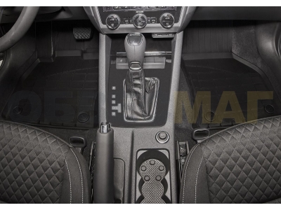 Коврики салона Rival литьевые резина 5 штук для Skoda Octavia A7 2013-2020